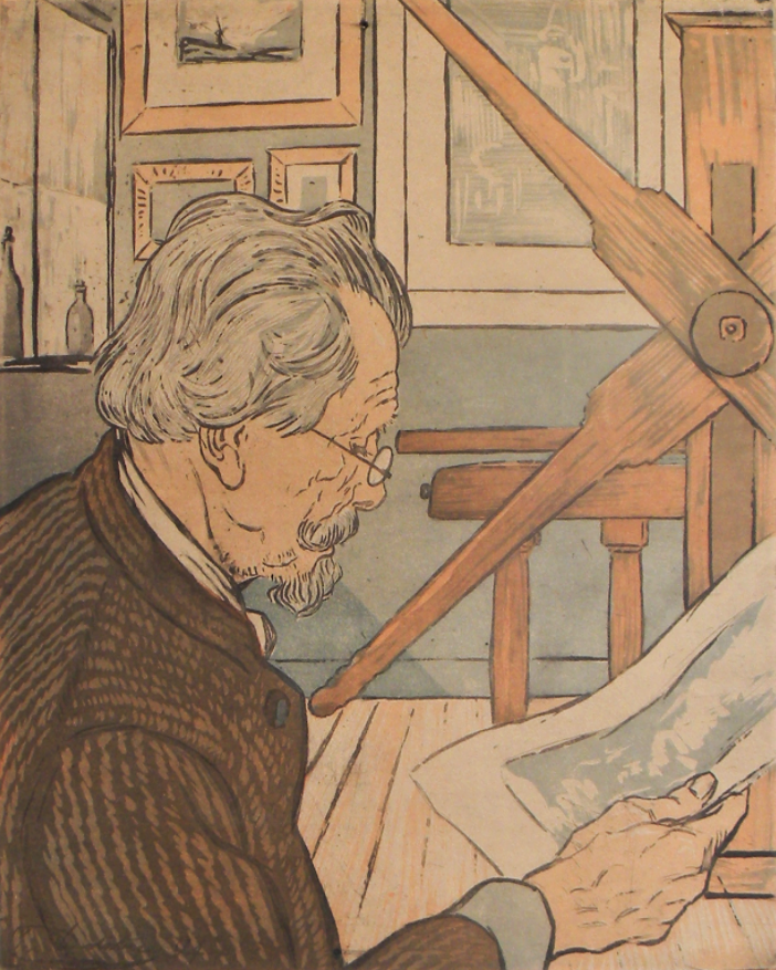 Eugène Delâtre Portrait d'Auguste Delâtre