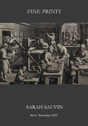 Catalogue of fine prints - November 2019 - Sarah Sauvin Gallery