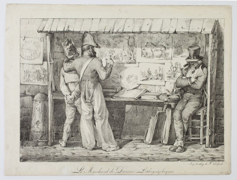 Nicolas-Toussaint CHARLET : Le Marchand de dessins lithographiques - Sarah Sauvin