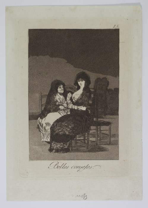 Francisco Goya : Bellos Consejos feuille